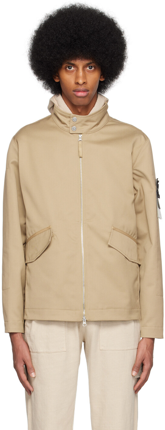 

Серо-коричневая рабочая куртка Stone Island