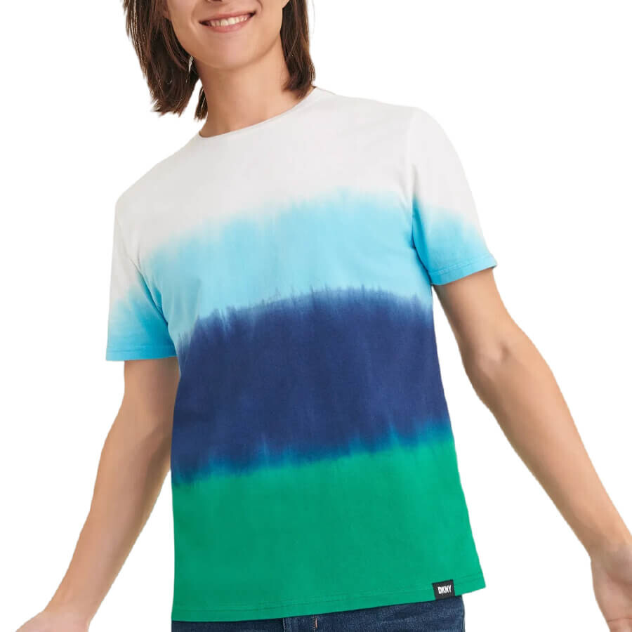 

Футболка DKNY Ombre Dip Dye, синий