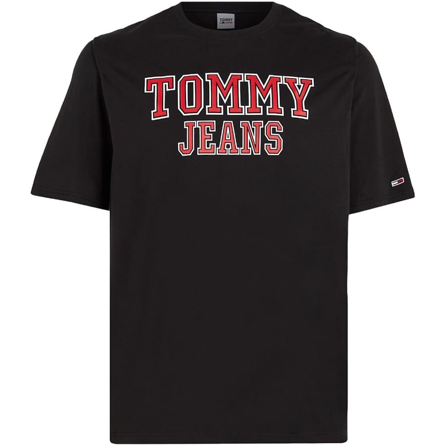 

Футболка Tommy Jeans Big And Tall Tj Logo, черный