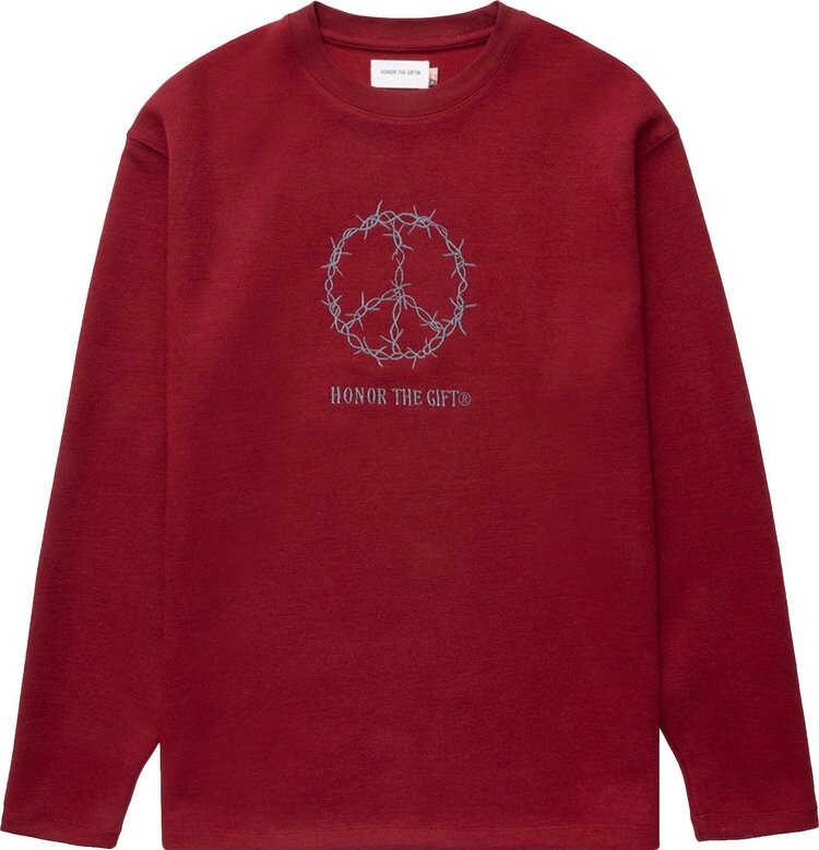 

Лонгслив Honor The Gift 2016 Long-Sleeve Tee 'Burgundy', фиолетовый