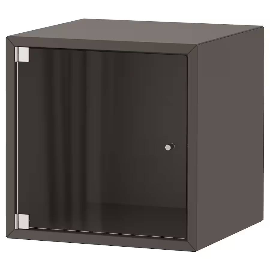 Навесной шкаф + дверца Ikea Eket, черный