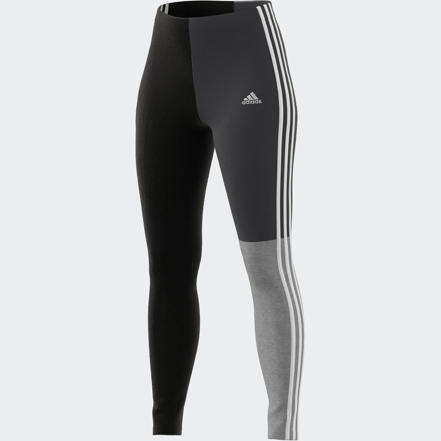 

Леггинсы Fitness Adidas Soft Training Colorblock Женские черные/серые