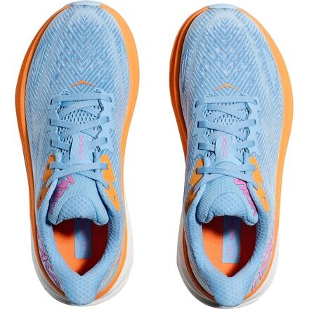 

Широкие беговые кроссовки Clifton 9 женские HOKA, цвет Airy Blue/Ice Water