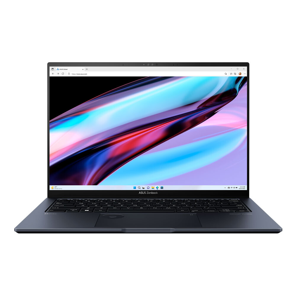 Ноутбук Asus Zenbook Pro 14, 14.5 2.8К OLED Touch, 32Гб/1ТБ, i9-13900H, RTX 4070, 120 Гц, чёрный, английская клавиатура ноутбук asus zenbook pro 14 oled 14 5” 16 гб 1 тб i9 13900h rtx 4060 черный английская раскладка