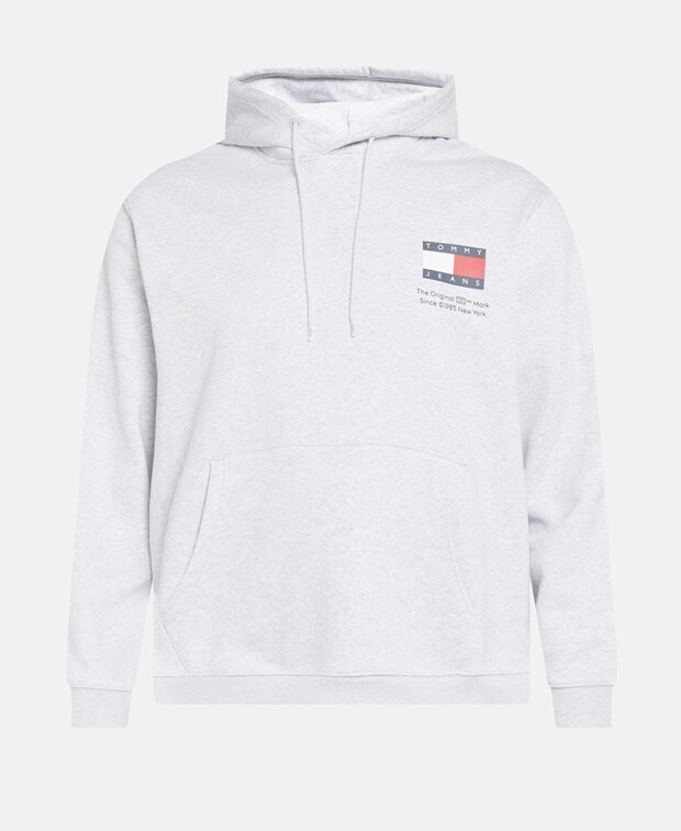 

Худи с капюшоном Tommy Jeans, серебряный