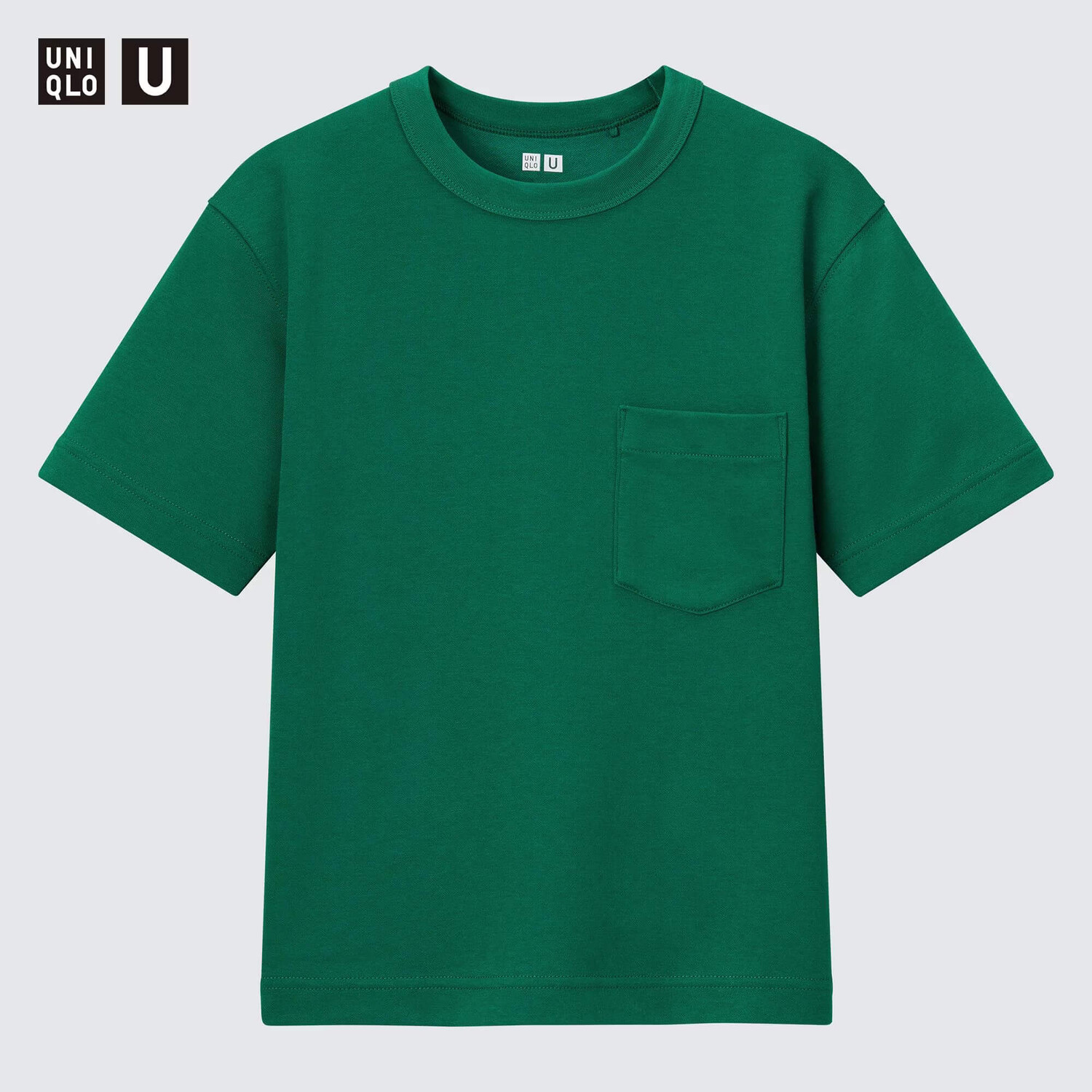 

Футболка Uniqlo Kids U Airism Cotton Crew Neck Short Sleeved, зеленый