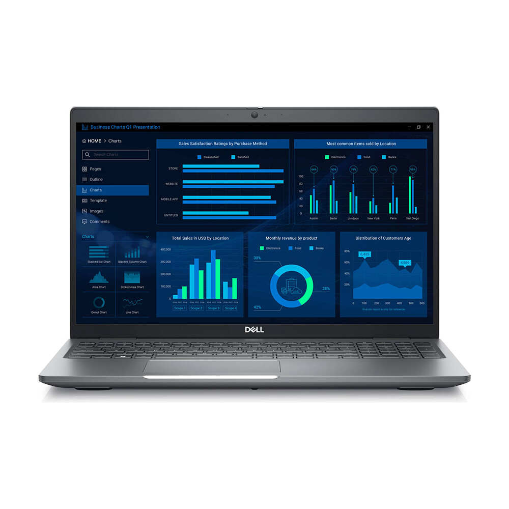 

Ноутбук Dell Precision 3581, 15.6", 16 ГБ/1 ТБ, i7-13700H, RTX A500, серый титан, английская/арабская раскладка