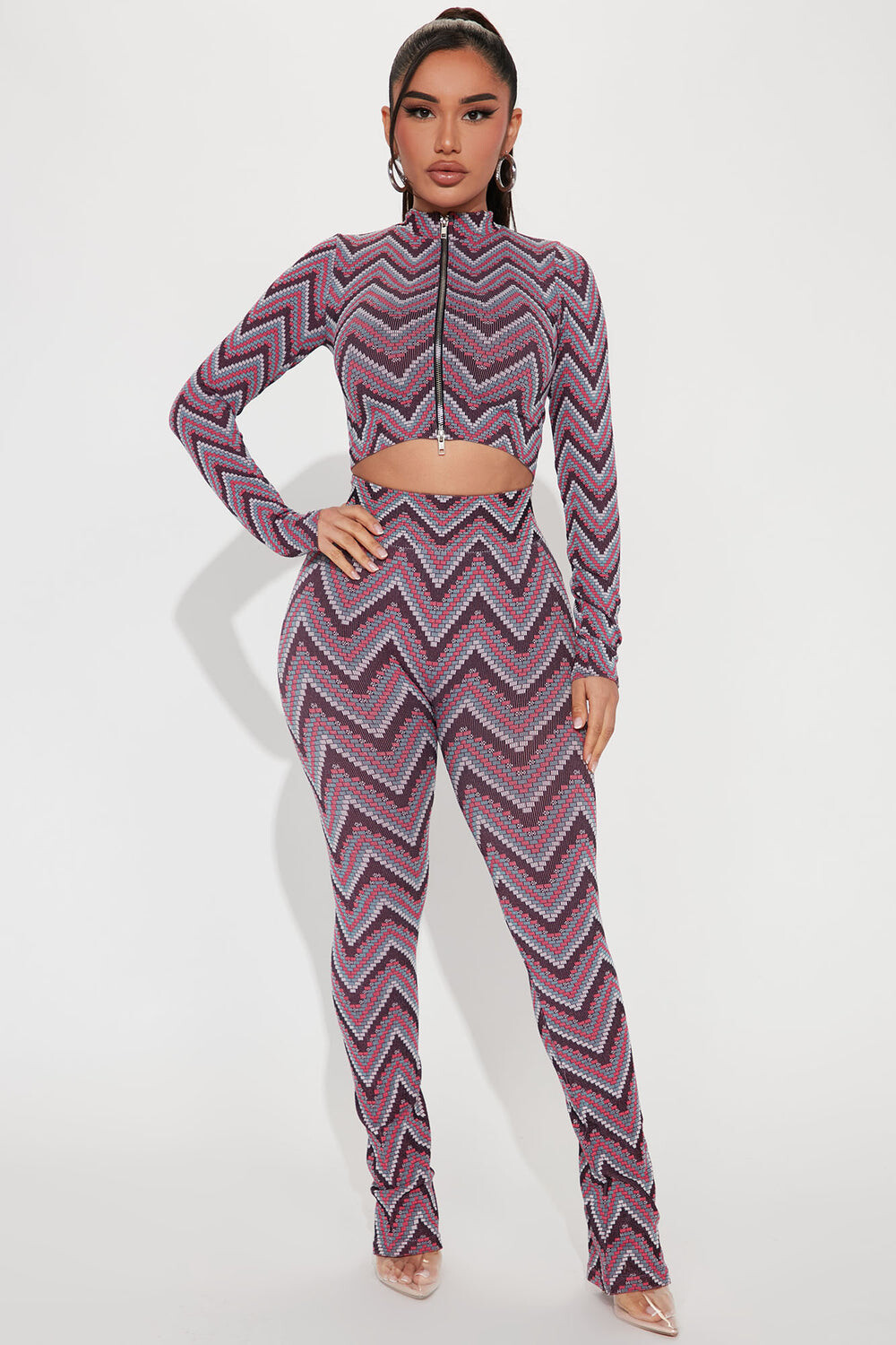 

Леггинсы Fashion Nova 51632SET, вино