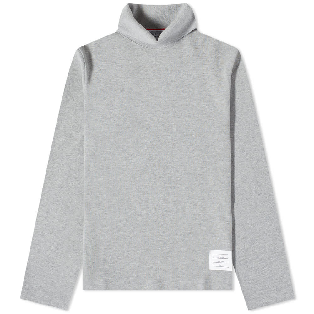 

Футболка Thom Browne Long Sleeve Turtleneck Tee, Серый