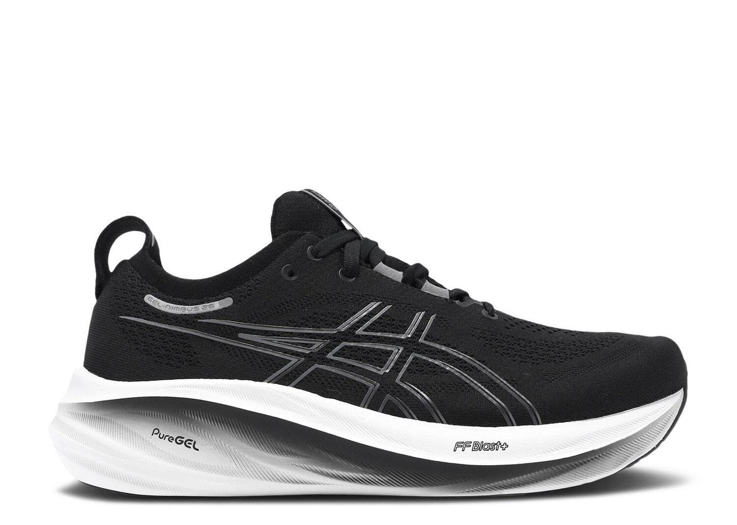 

Кроссовки ASICS Gel Nimbus 26 4E Wide 'Black Graphite Grey', черный