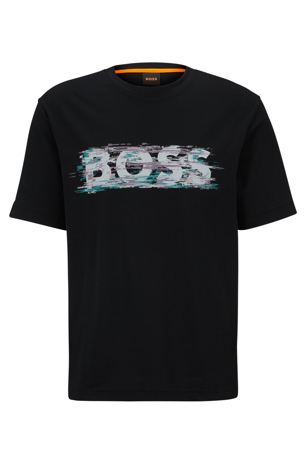 

Футболка Boss Cotton-jersey Relaxed-fit With Logo Artwork, черный