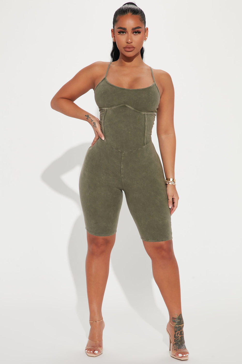 

Комбинезон Fashion Nova MXR4230FN, оливковый