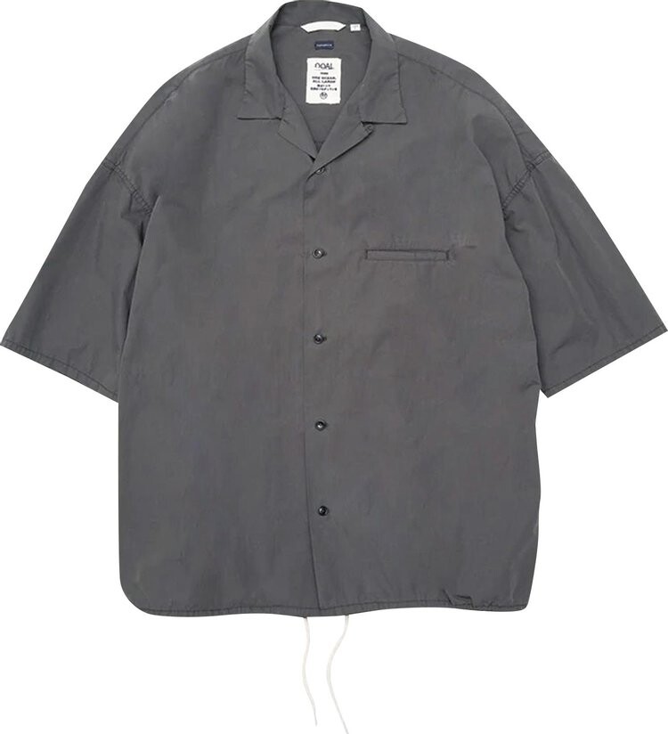 

Рубашка nanamica Open Collar Wind H/S Shirt 'Ecru', кремовый