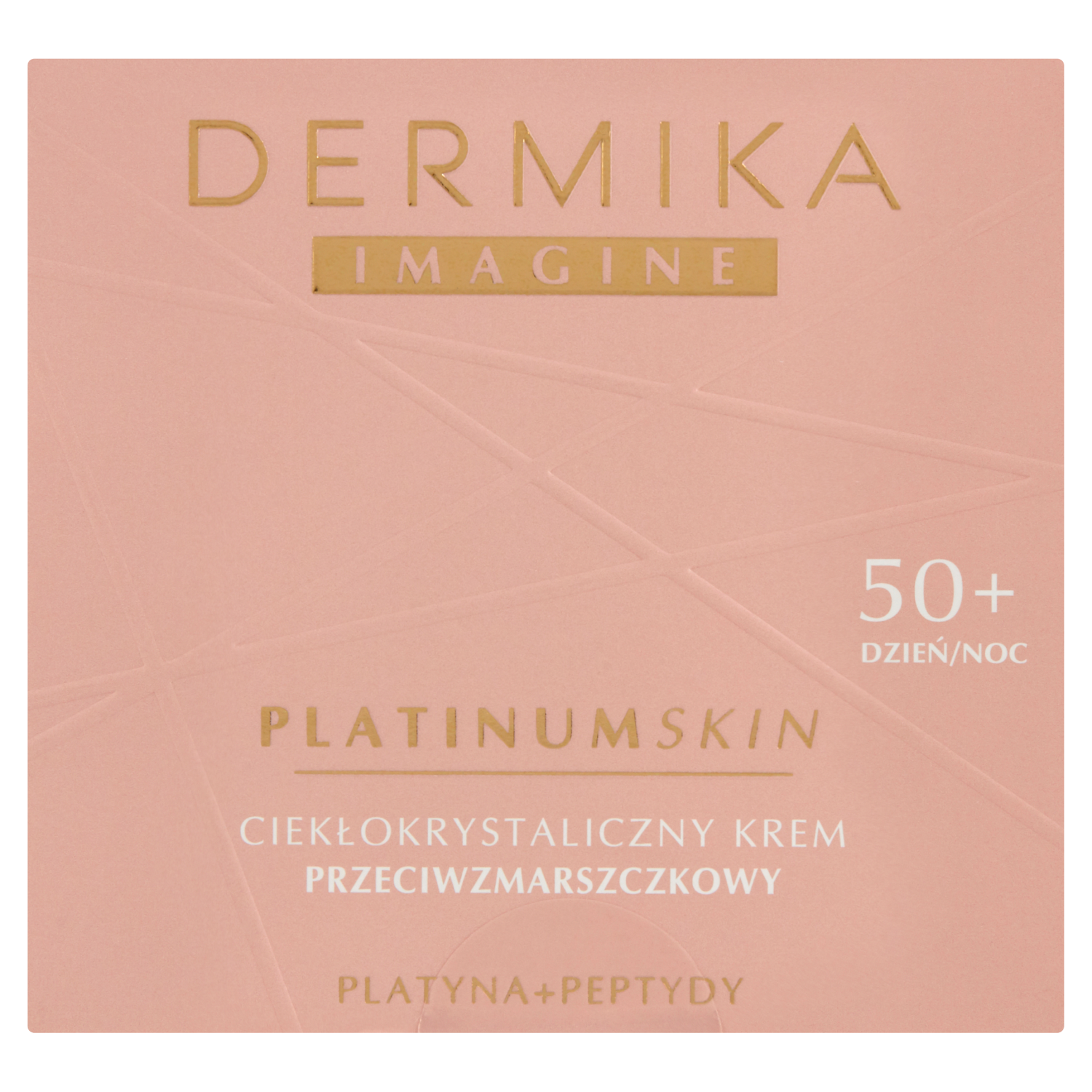 Dermika Imagine Platinum Skin жидкокристаллический крем для лица против морщин 50+ для дня и ночи, 50 мл