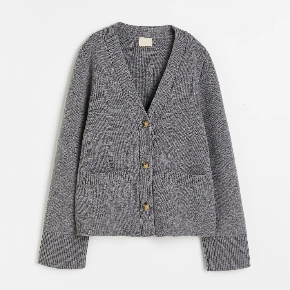 

Кардиган H&M Wool, серый