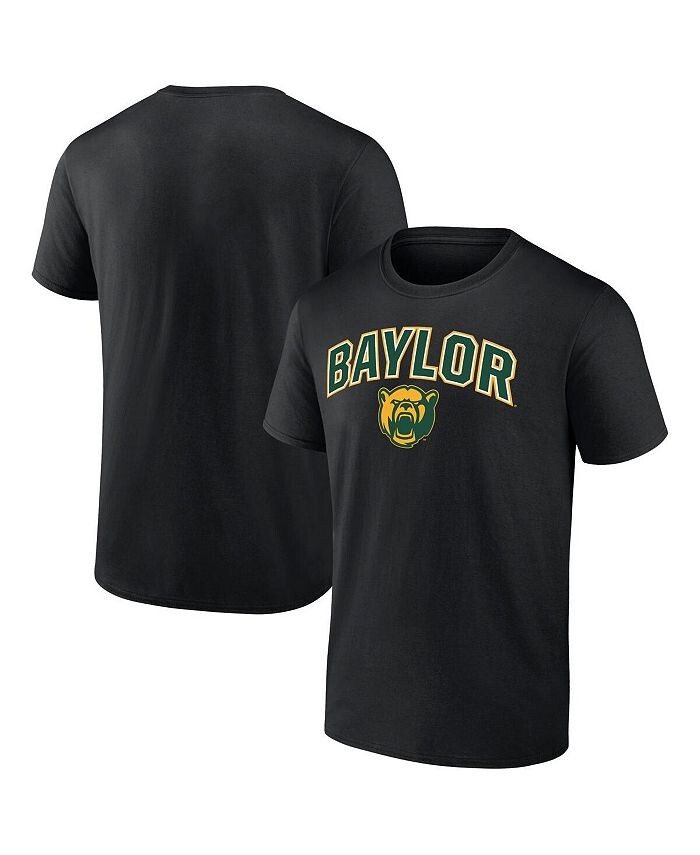 

Мужская черная футболка с логотипом Baylor Bears Campus Fanatics, черный