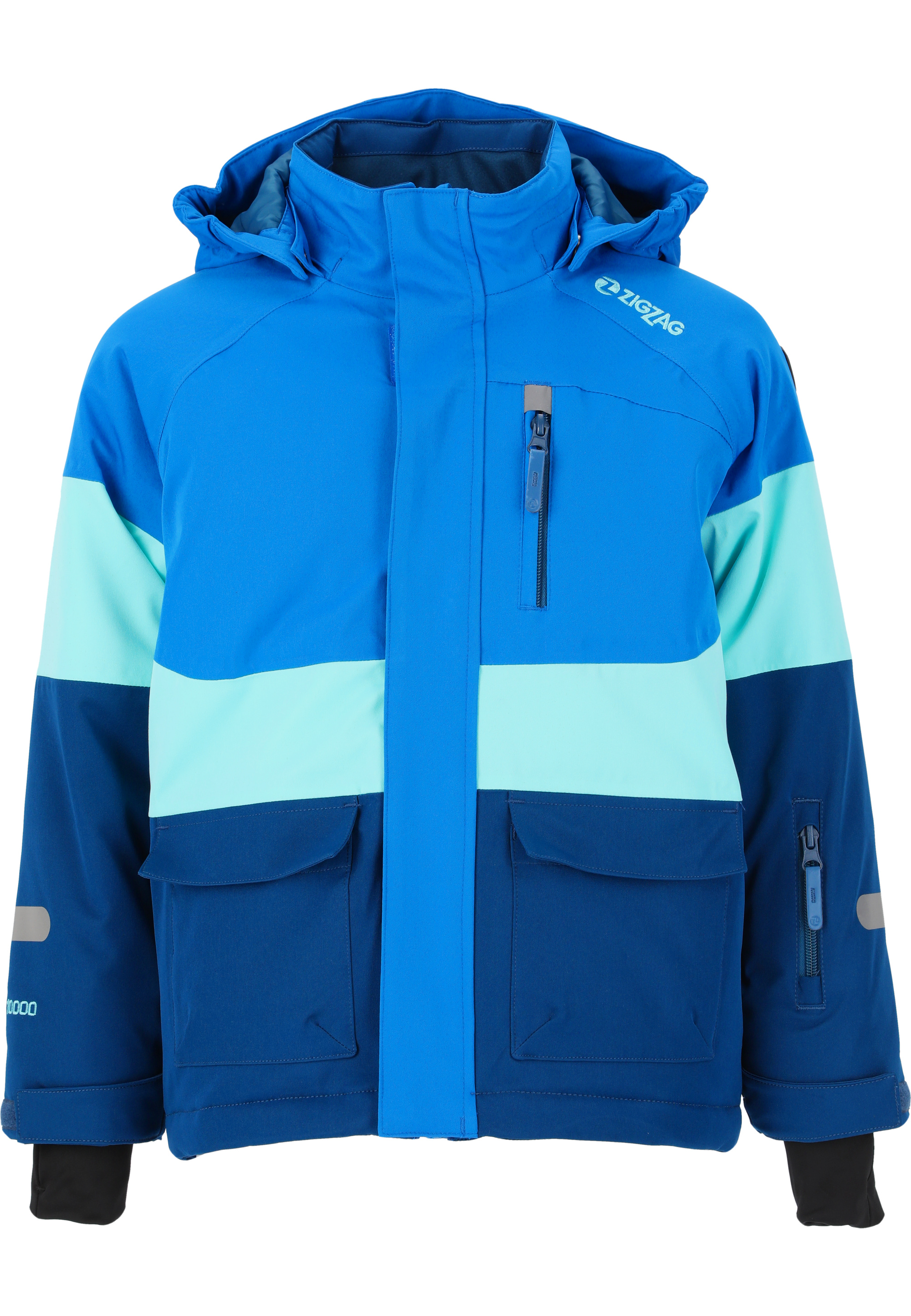 цена Лыжная куртка Zigzag Skijacke Taylora, цвет 2034 Poseidon