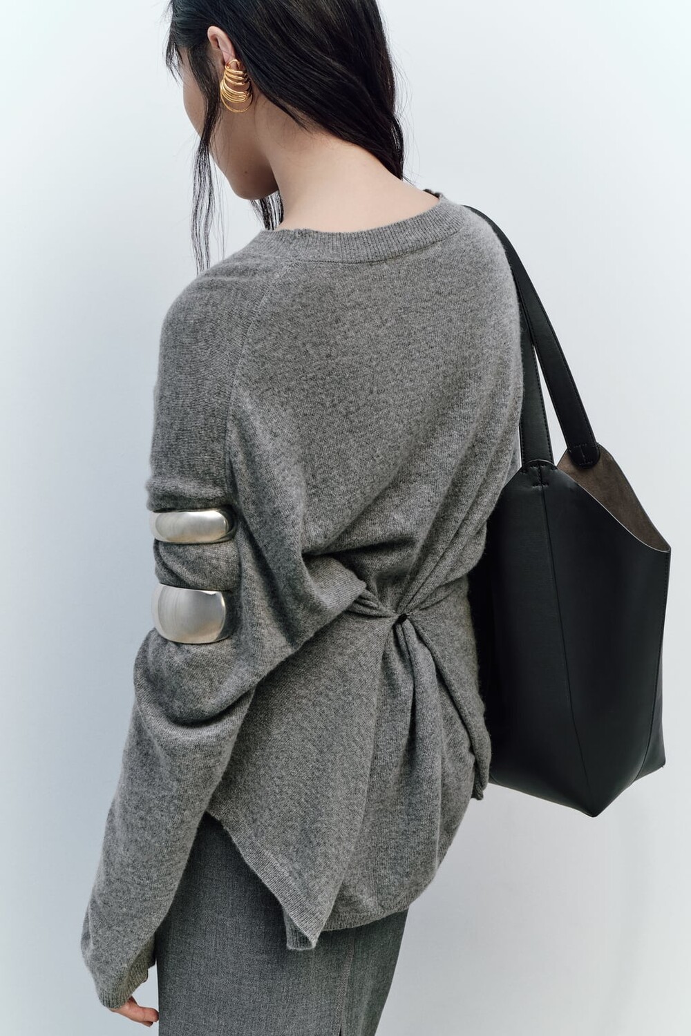 

Сумка ZARA, черный
