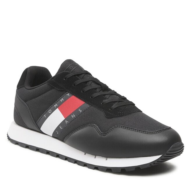 

Кроссовки Tommy Jeans RetroLeather Runner, черный