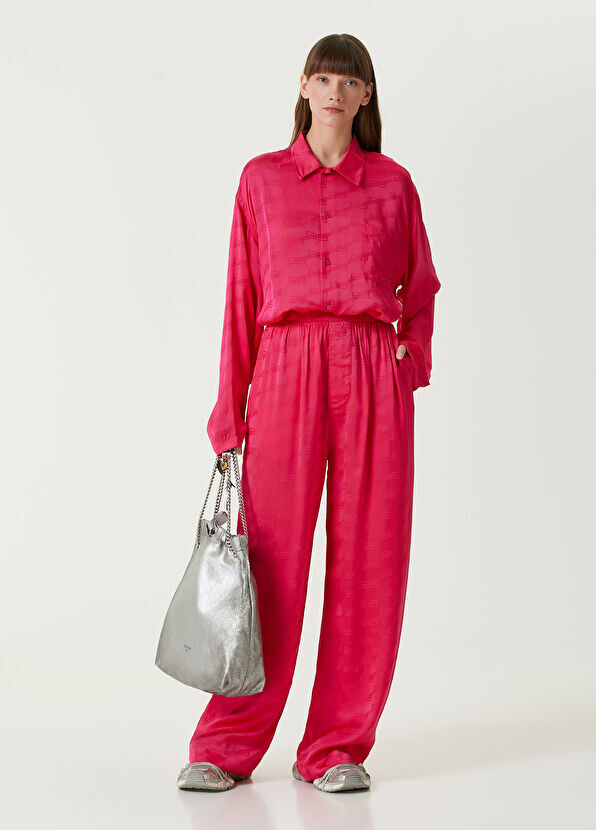 

Жаккардовые спортивные брюки с логотипом Balenciaga, фуксия