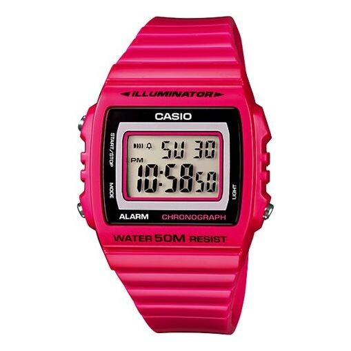 

Часы CASIO Waterproof Sports Quartz Unisex Mens Pink Digital, розовый