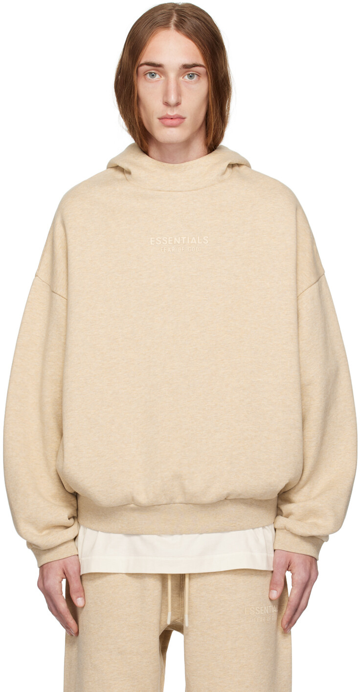 

Бежевый худи на бондаже Fear of God ESSENTIALS