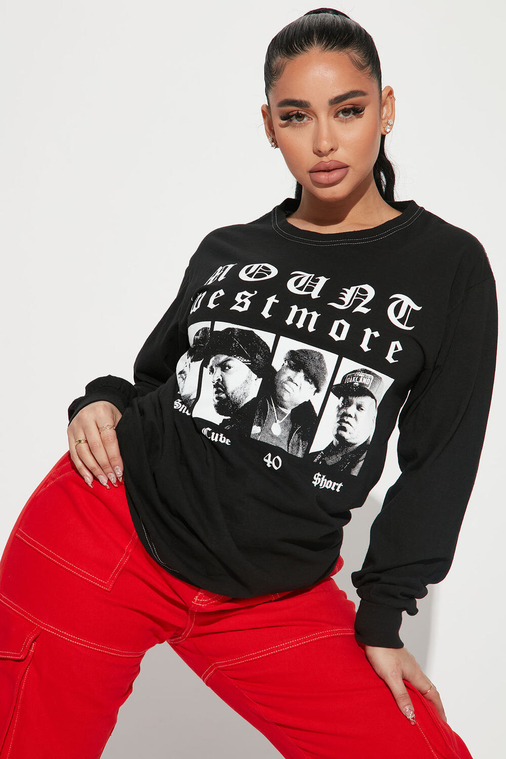 

Футболка Fashion Nova WM12367LS, черный