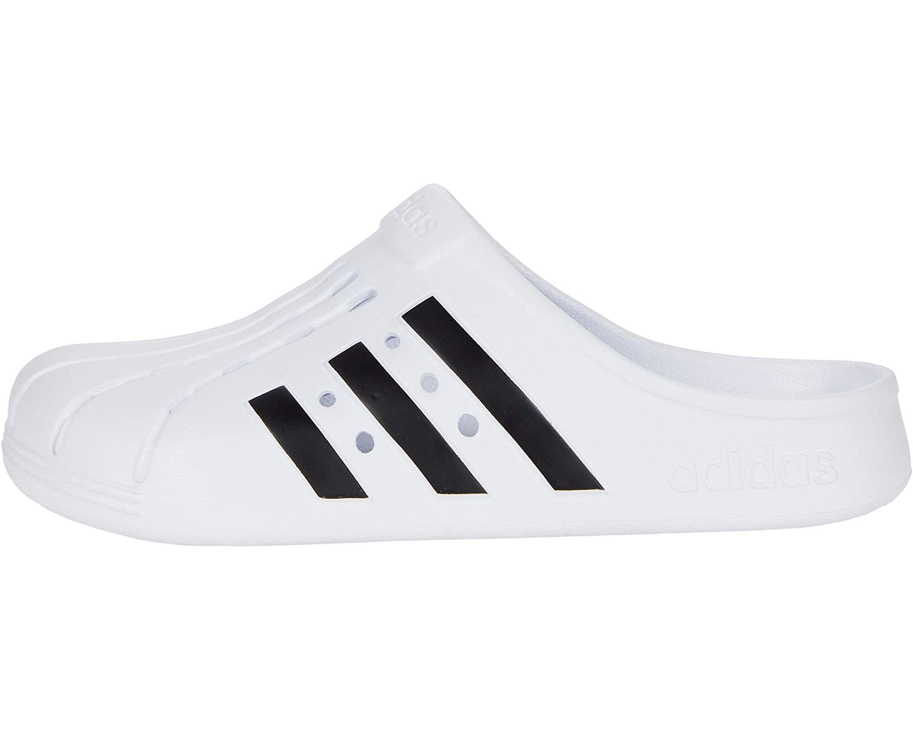 

Шлепанцы Adidas Adilette Clog, белый/черный