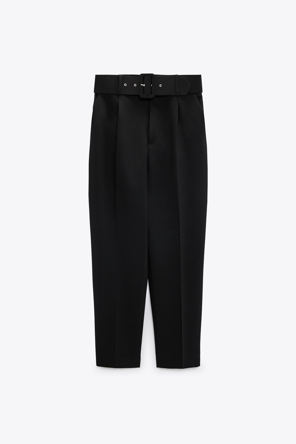 

Брюки Zara Lined Belt, черный