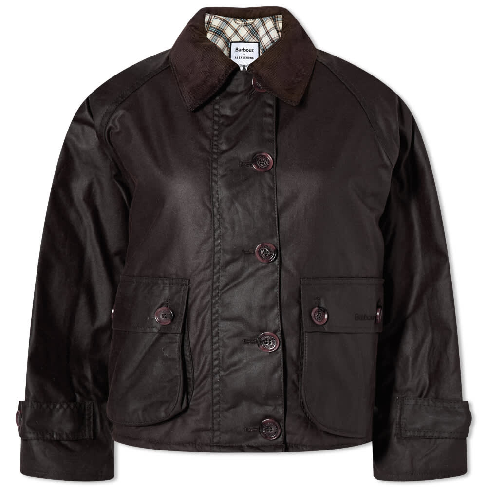 

Короткая вощеная куртка Blair из коллаборации с Alexa Chung Barbour