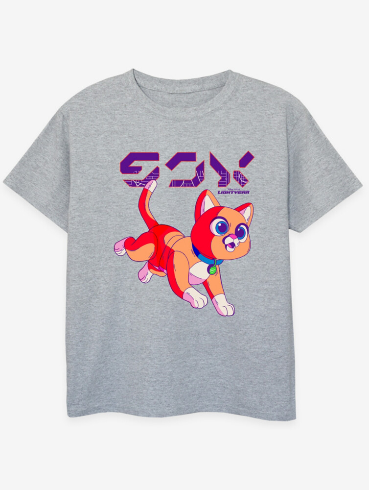 

NW2 Lightyear Sox Digital Cute Kids Серая футболка с принтом George., серый