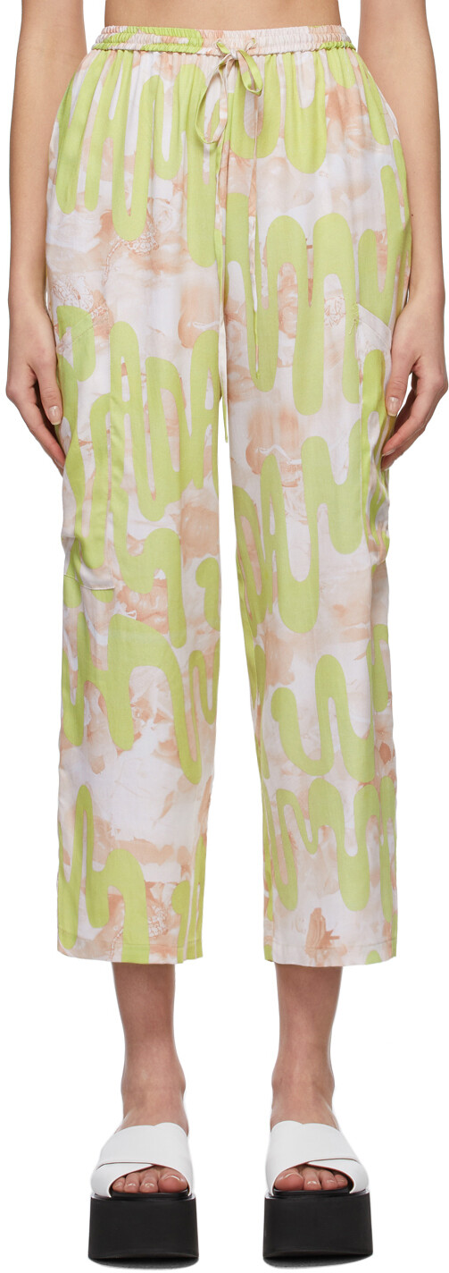 

Эксклюзивные зеленые штаны SSENSE для кукольного домика Collina Strada