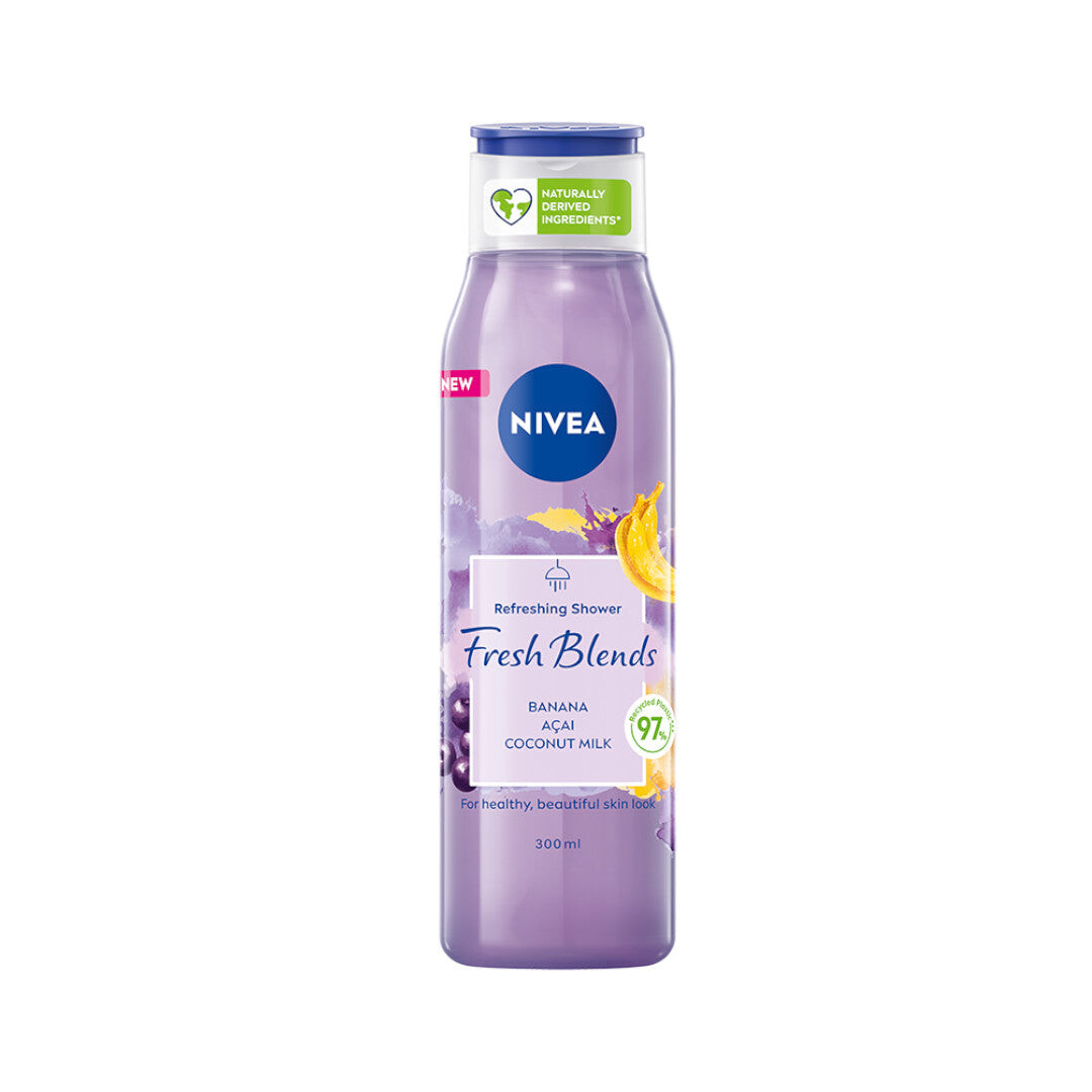 

Nivea Освежающий гель для душа Fresh Blends Refreshing Shower Banana & Acai & Coconut Milk 300мл