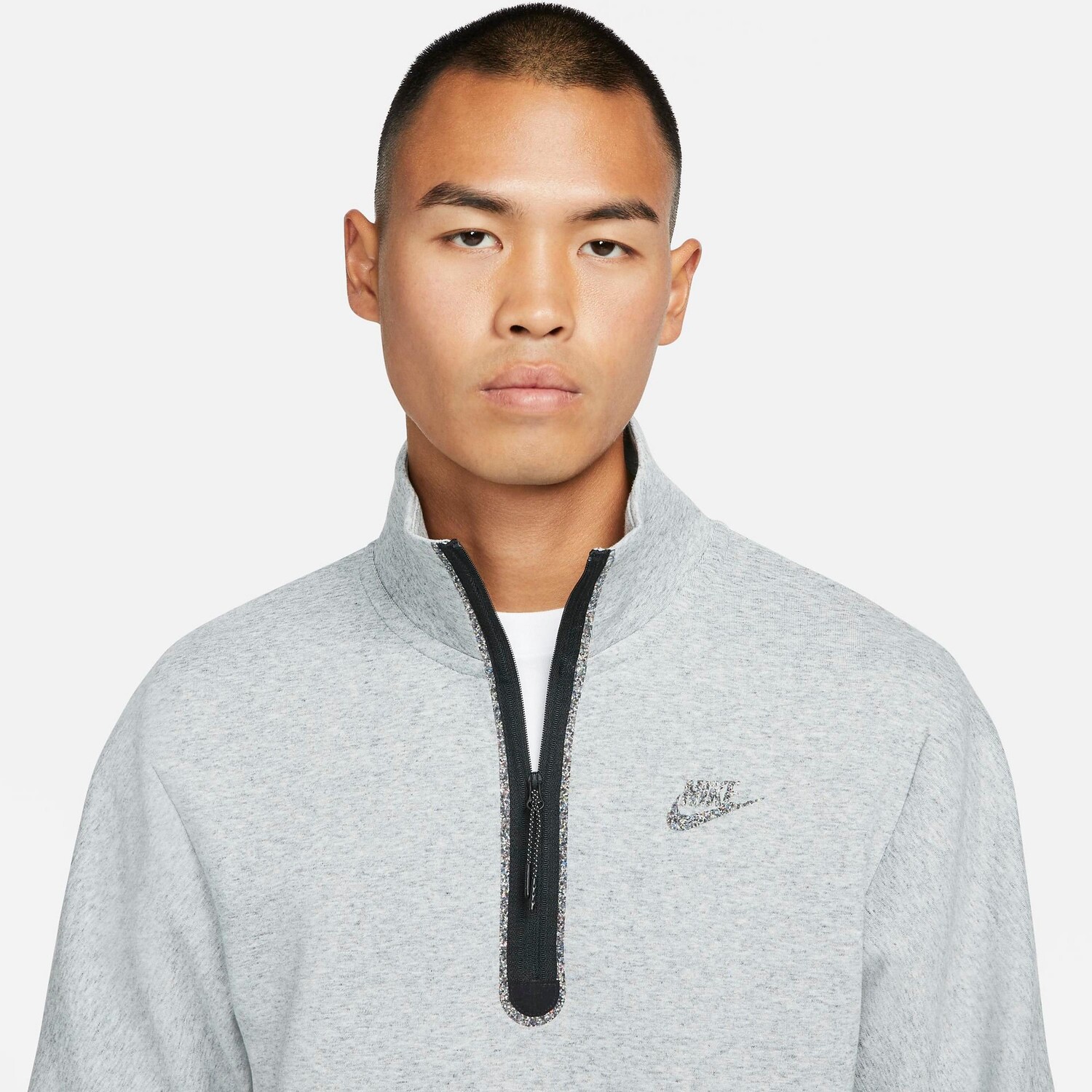 Мужская футболка Nike Sportswear Grind Tech Fleece с молнией до ...