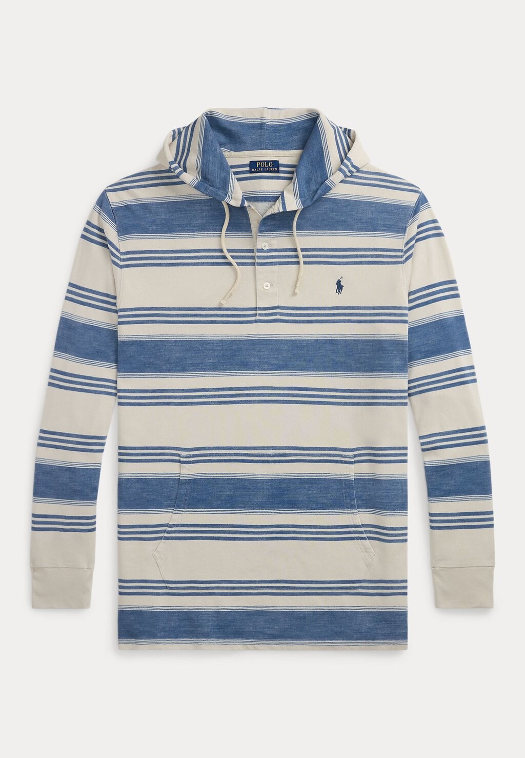 

Толстовка STRIPED SPA TERRY HOODIE Ralph Lauren, синий