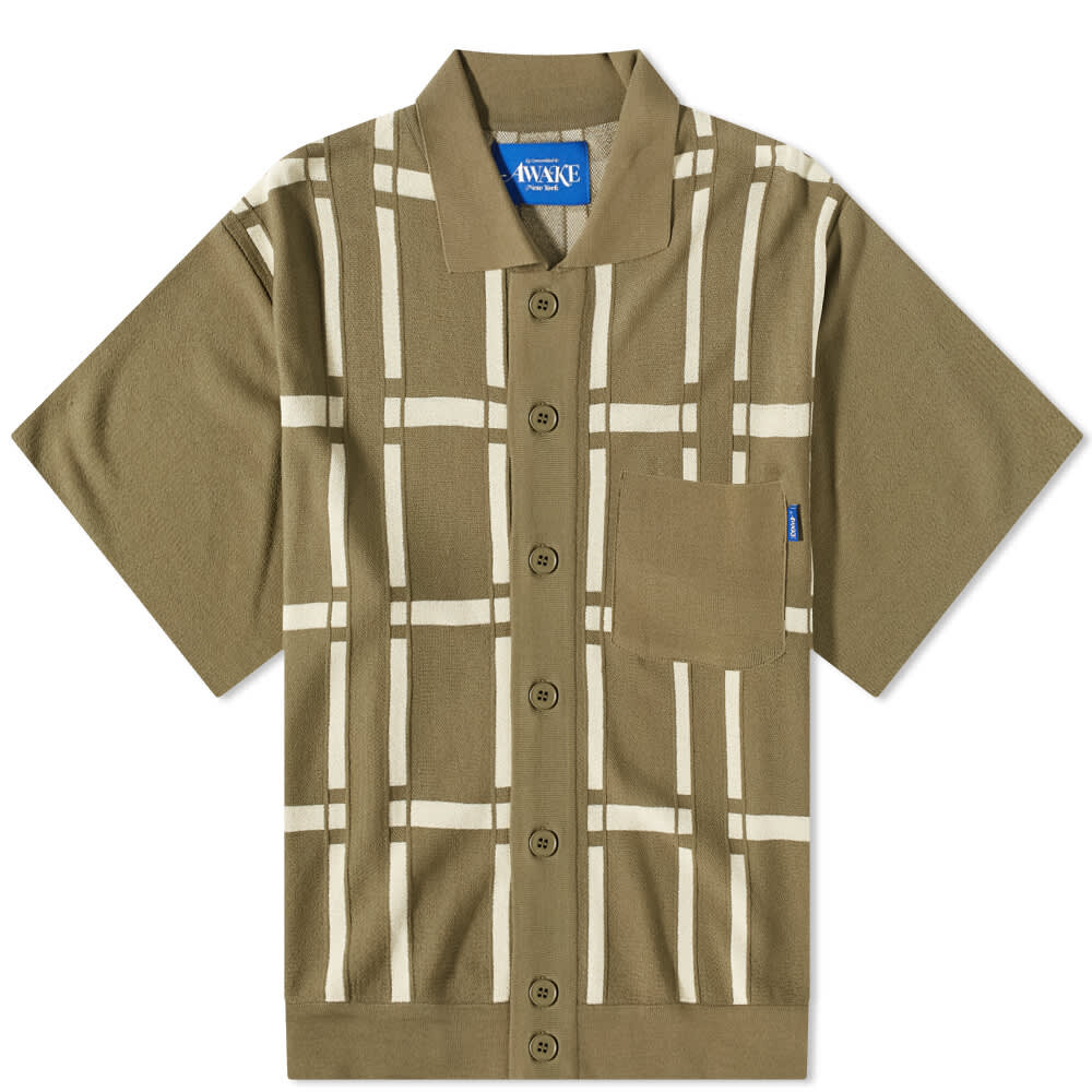 

Джемпер Awake NY Windowpane Short Sleeve Cardigan, Коричневый