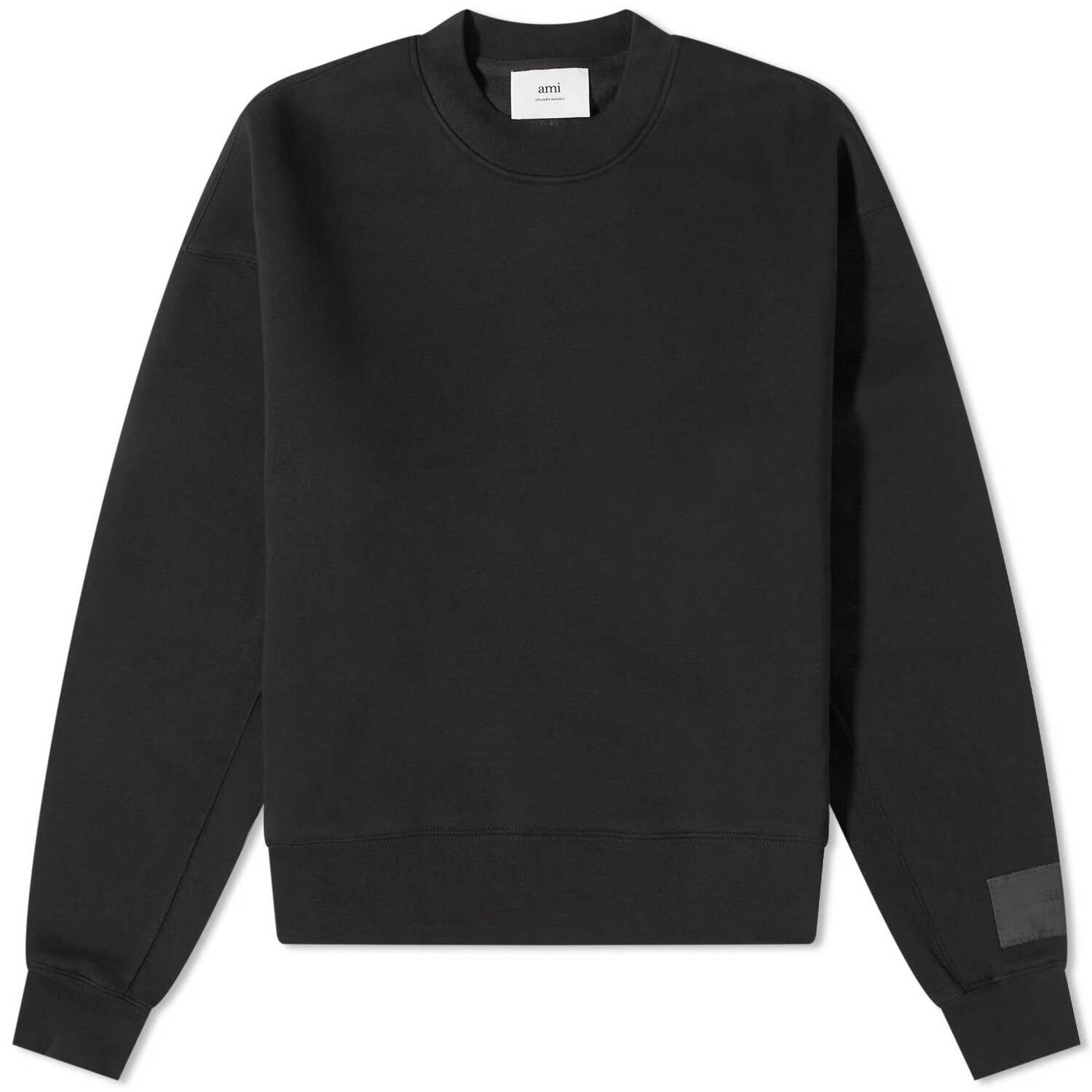 

Свитшот Ami Patch Logo Crew, черный