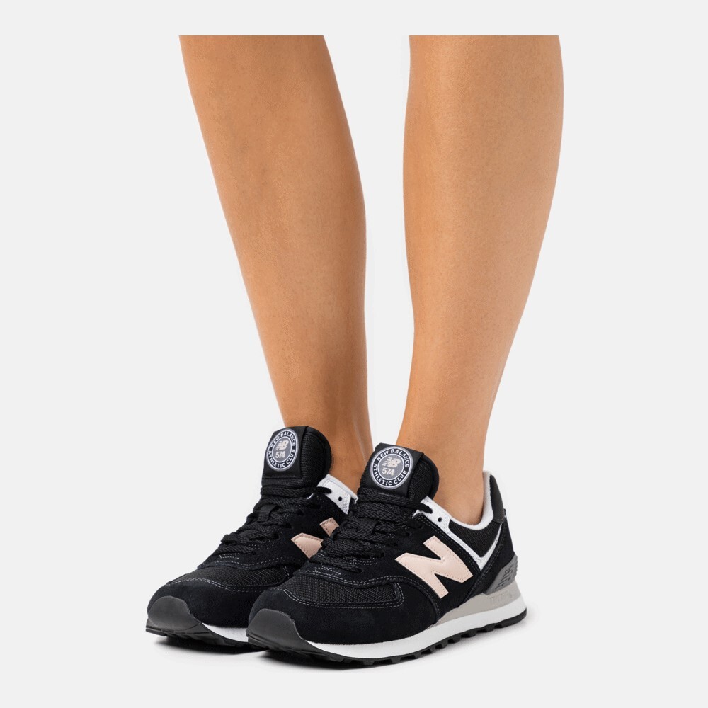 

Кроссовки New Balance Wl574, черный/розовый