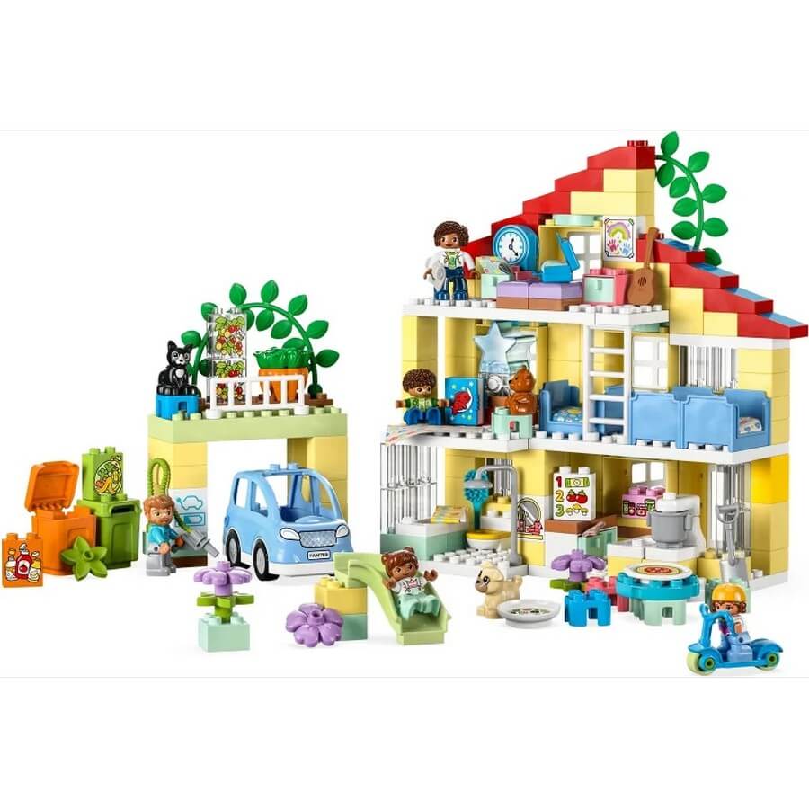 Конструктор LEGO Duplo 3-in-1 Семейный дом 10994, 218 деталей – заказать из-за  рубежа в «CDEK.Shopping»