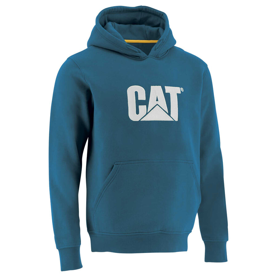 

Мужская толстовка с капюшоном CAT, синий