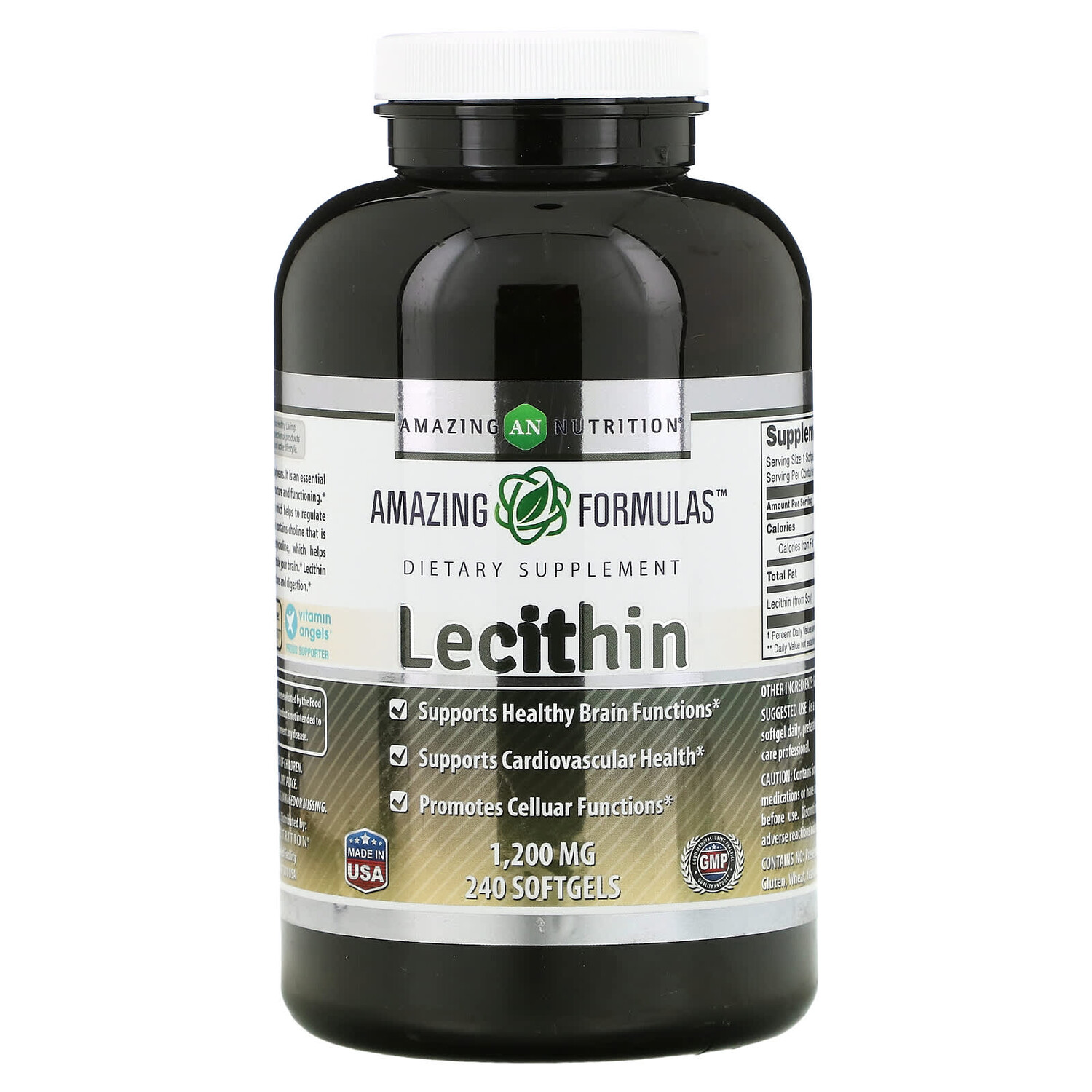 

Лецитин Amazing Nutrition, 240 мягких таблеток