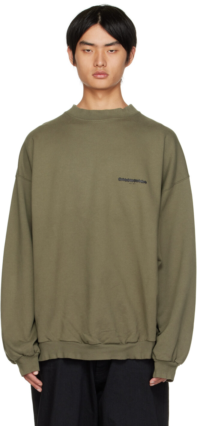 

Толстовка Oversized Strike 1917 цвета хаки Balenciaga