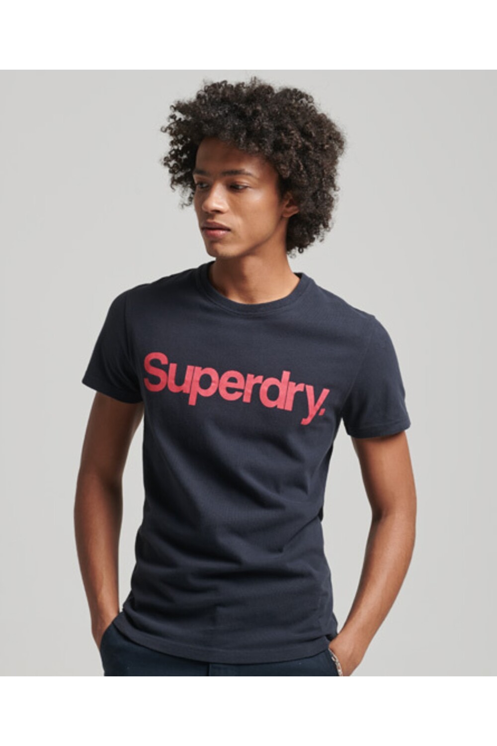 

Футболка - Темно-синяя - Классический крой SUPERDRY, темно-синий