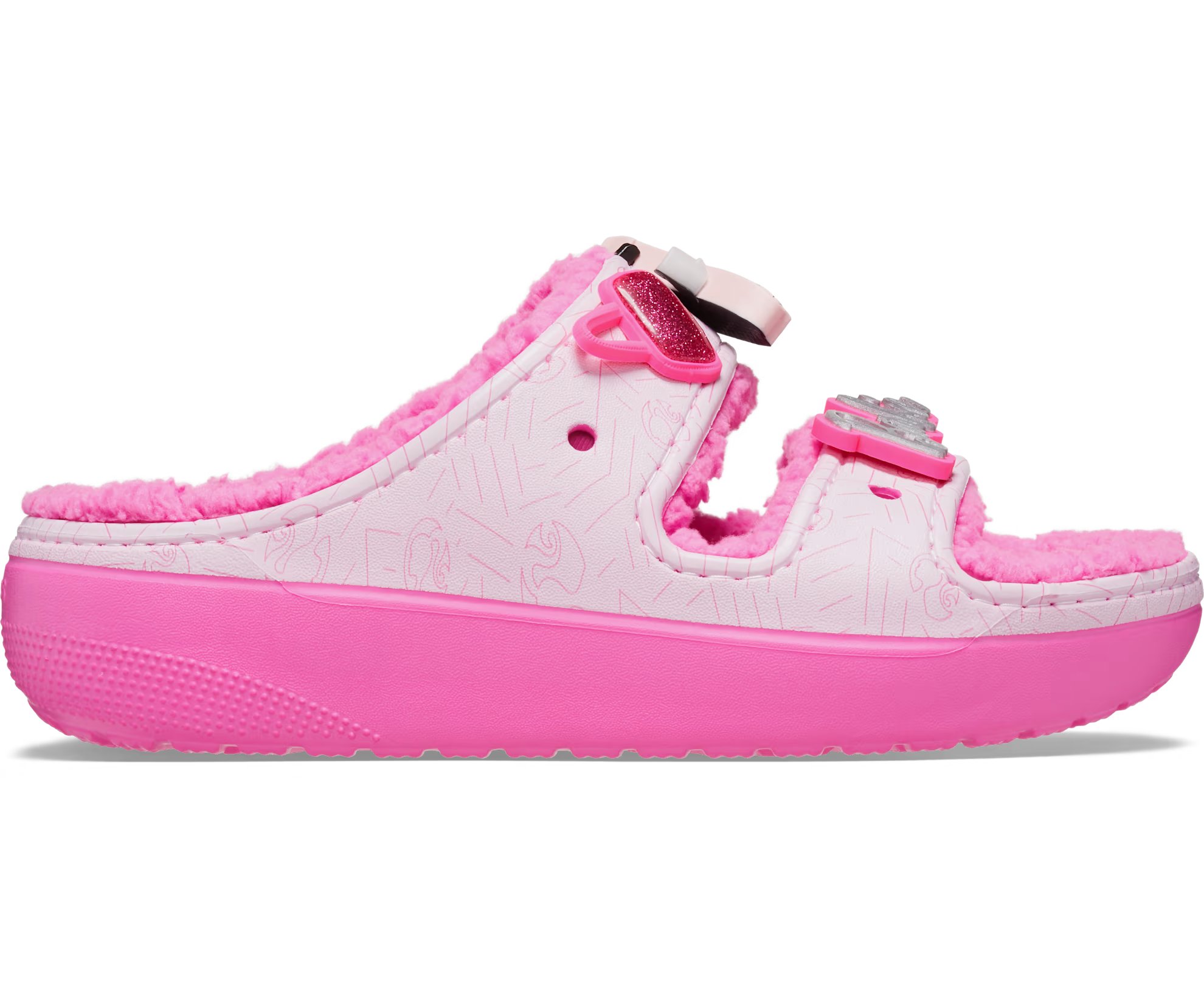 Сандалии Crocs Barbie Cozzzy, розовый классические сандалии crocs cozzzy sza denim