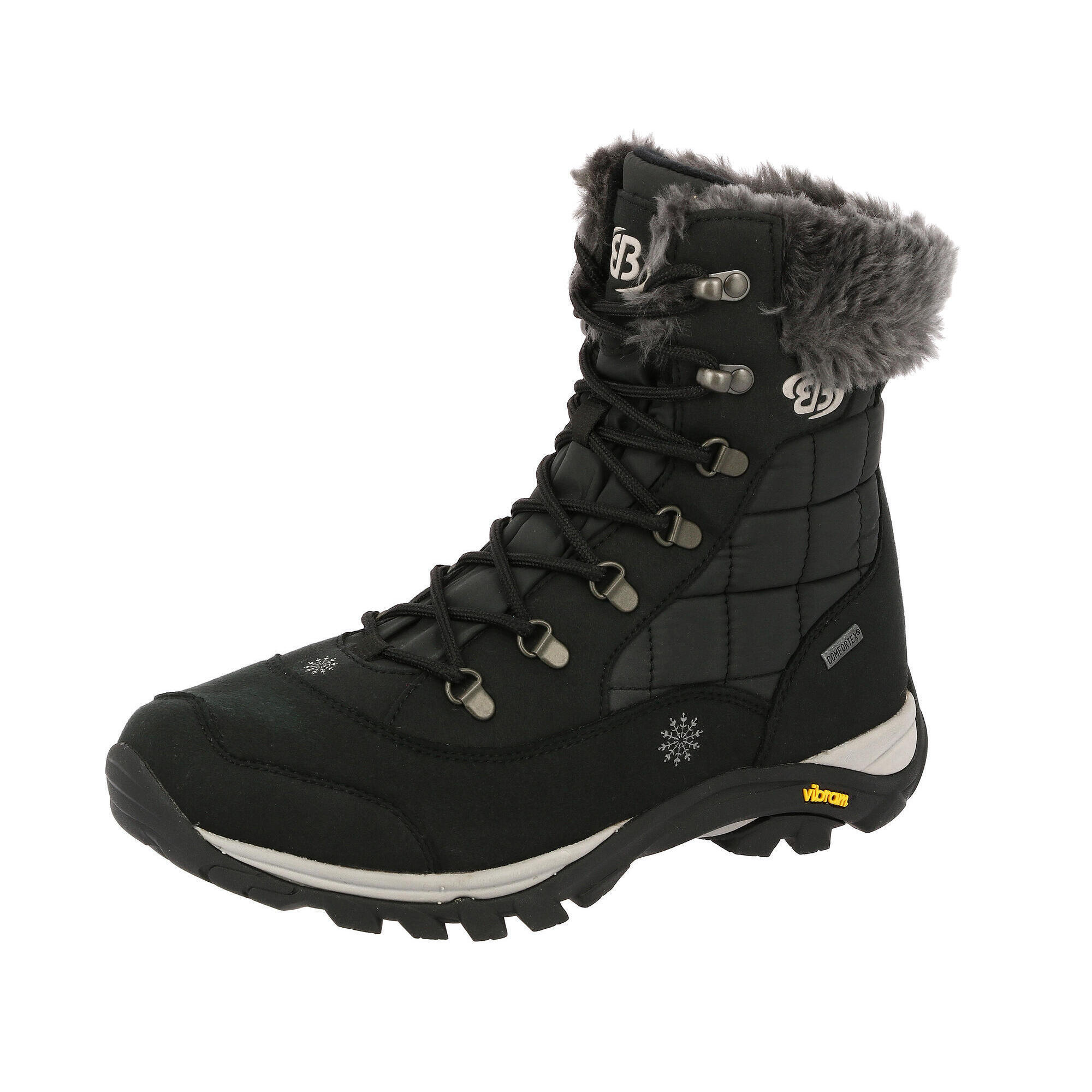 Ботинки зимние женские Brütting Himalaya непромокаемые, черный ботинки женские зимние reversal 17219rs черный черный 39