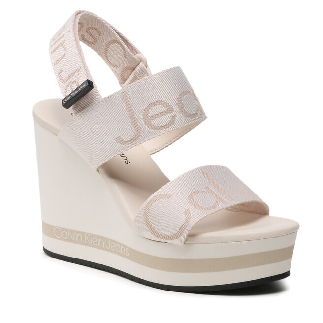 

Сандалии Calvin Klein Jeans WedgeSandal Webbing, бежевый