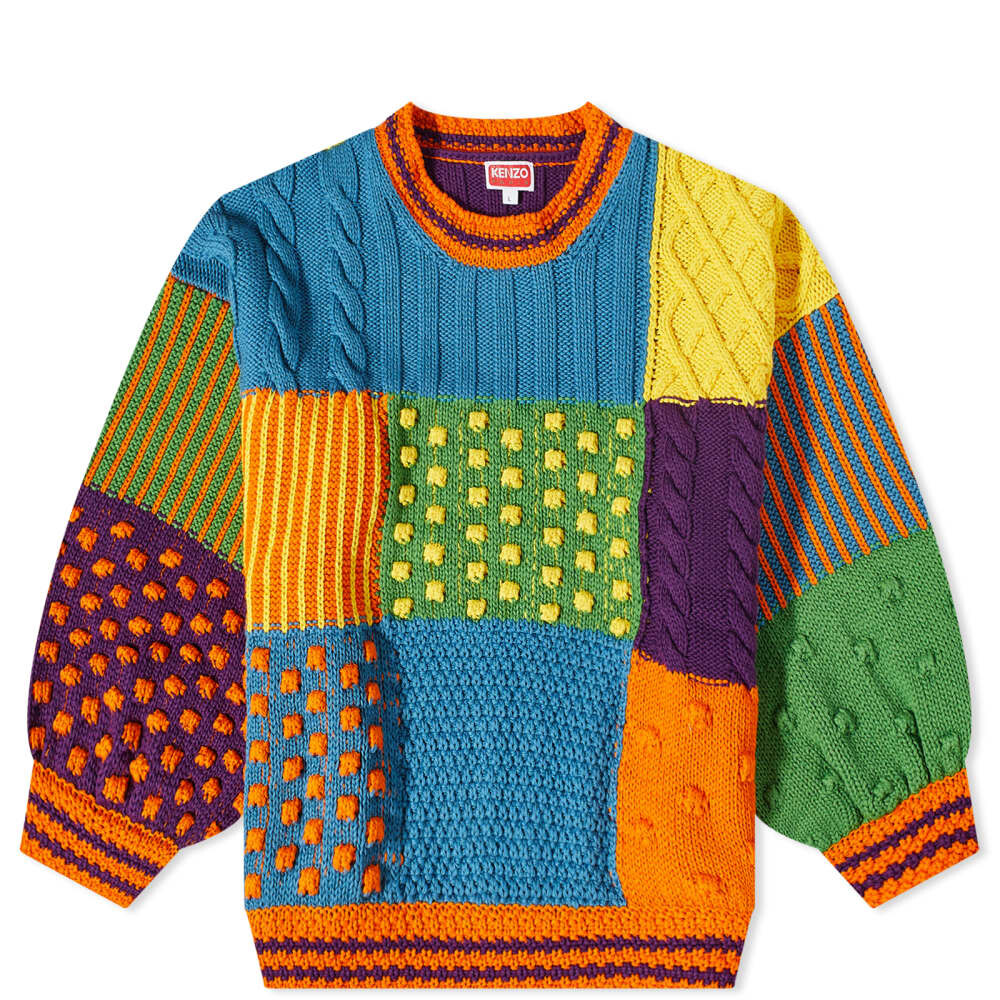 

Джемпер Kenzo PARIS Psychedelic Cable Jumper, Синий