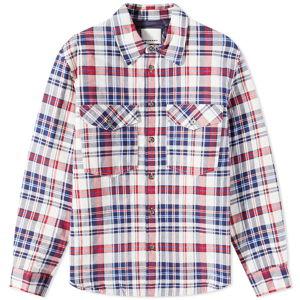 

Рубашка Isabel Marant Marayan Check Overshirt