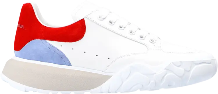 

Кроссовки Alexander McQueen Court Trainer White Red, белый