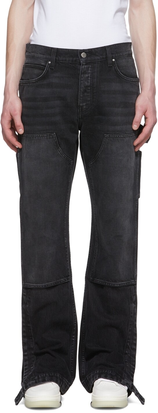 

Черные джинсы плотника AMIRI